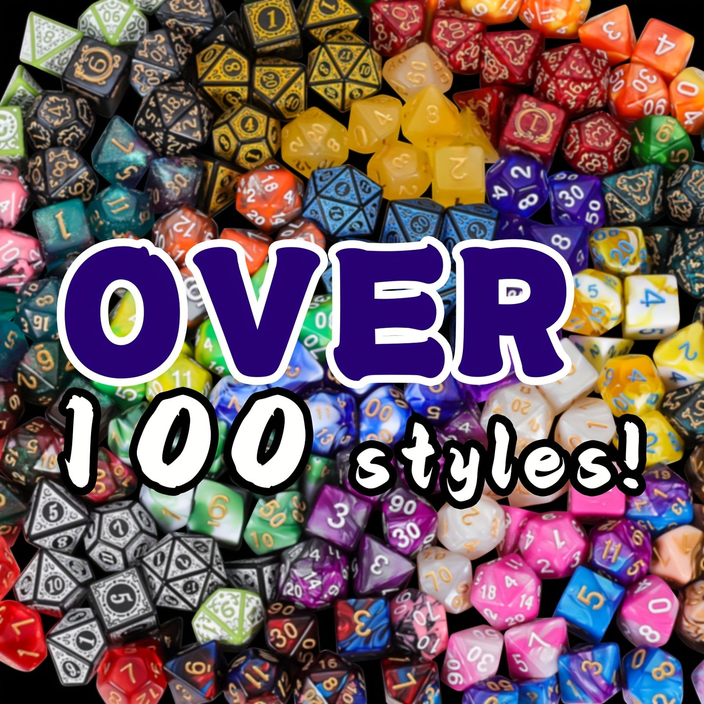 Blind Box - 7pcs Random Style Boutique Mystery Dice Set, Surprise Box Of DND Polyhedral Dice, Wide Range Of Patterns, Gaming Dice, Suitable For Role Playing, Table Party Games, Unique Gifts For Gamer