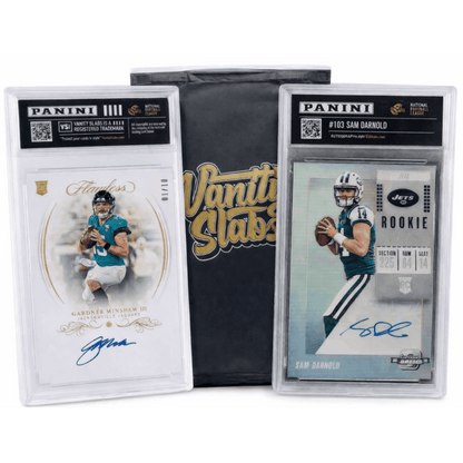 PANINI Football Random Single Hit Slab | Inside is a Rookie, Star, Autograph or Insert Guaranteed! | Perfect Gift for Kids & Collectors of All Ages