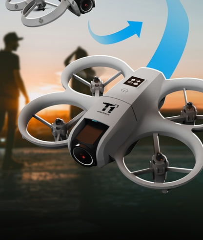4K Remote Control Drone with Dual Batteries – Optical Flow Auto Hover, Anti-Collision, One-Key Return, WiFi FPV Camera, Long Endurance RC UAV for Kids Adults Beginners, Birthday Gift