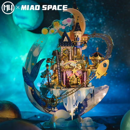 MU Star Playground 3D Metal Puzzle - Handcrafted Garden Model Kit, Perfect Birthday Gift for Girlfriends, Ages 14+