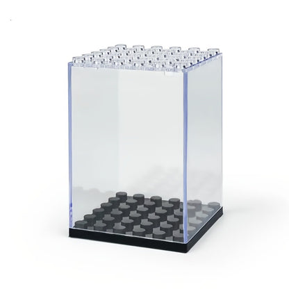 Minifigure Display Case 20-Pack – Clear Acrylic Stackable Storage Boxes for LEGO Figures, Action Figures & Collectibles | Dustproof 360° Showcase, 2.68×1.89×1.89 in