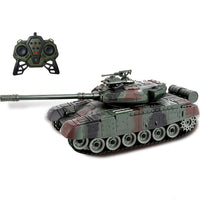 Full scale remote control military simulation tank
