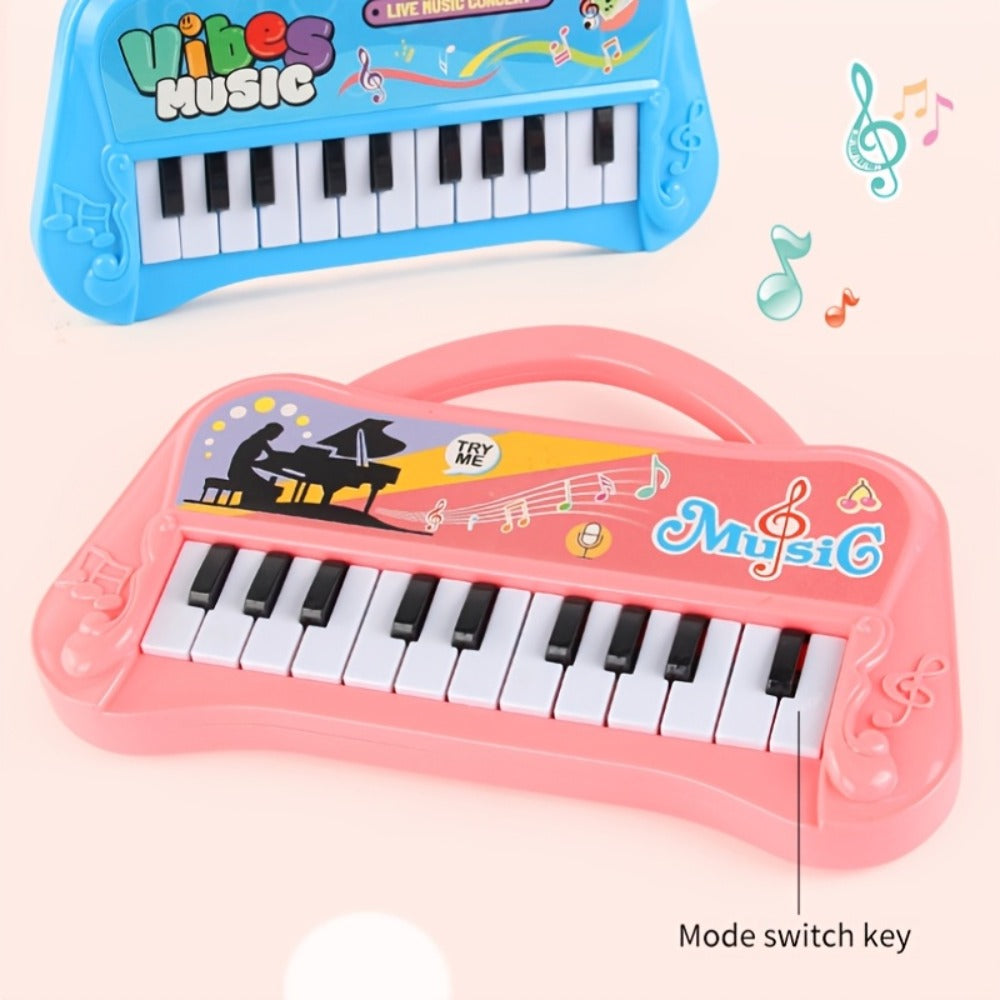 1pc, 13-Key Kids Piano Keyboard, Portable Electronic Music Toy For, Educational Birthday & Christmas Gift for Boys And Girls, Halloween Party Favors