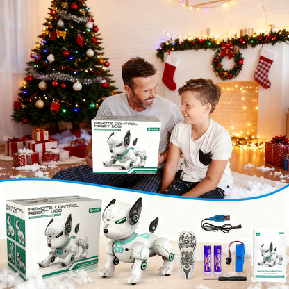 Intelligent Robot Dog, Electronic Pet Stunt Dog, Dialog Intelligent Programming, Companion Toys, Children's Artificial Intelligence Robot, Halloween Gift Children's Birthday Gift