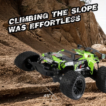 RC Off-Road Toy Car for Kids 2.4GHz Remote Control All-Terrain Truck – Durable Alloy Body, Safe Design, Boys Gift Ages 3+ Birthday Easter