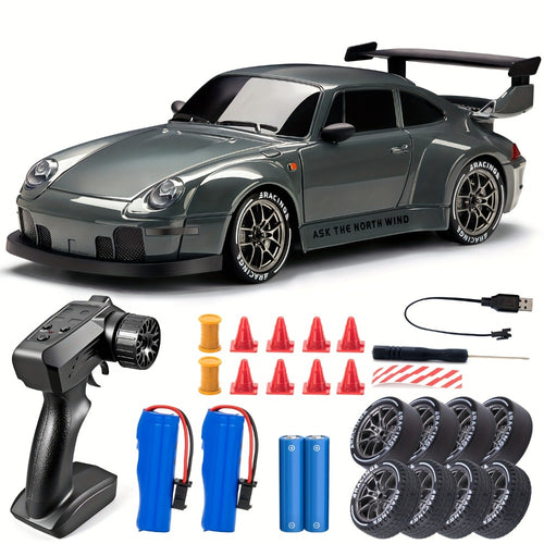 High-Speed Drift RC Car 1:24 Scale S814 – Remote Control Drift Car for Kids & Adults, 360° Spin Stunt Vehicle Toy, Birthday Christmas Gift, Multiple Colors (Grey/Orange/Blue/Green/Purple)