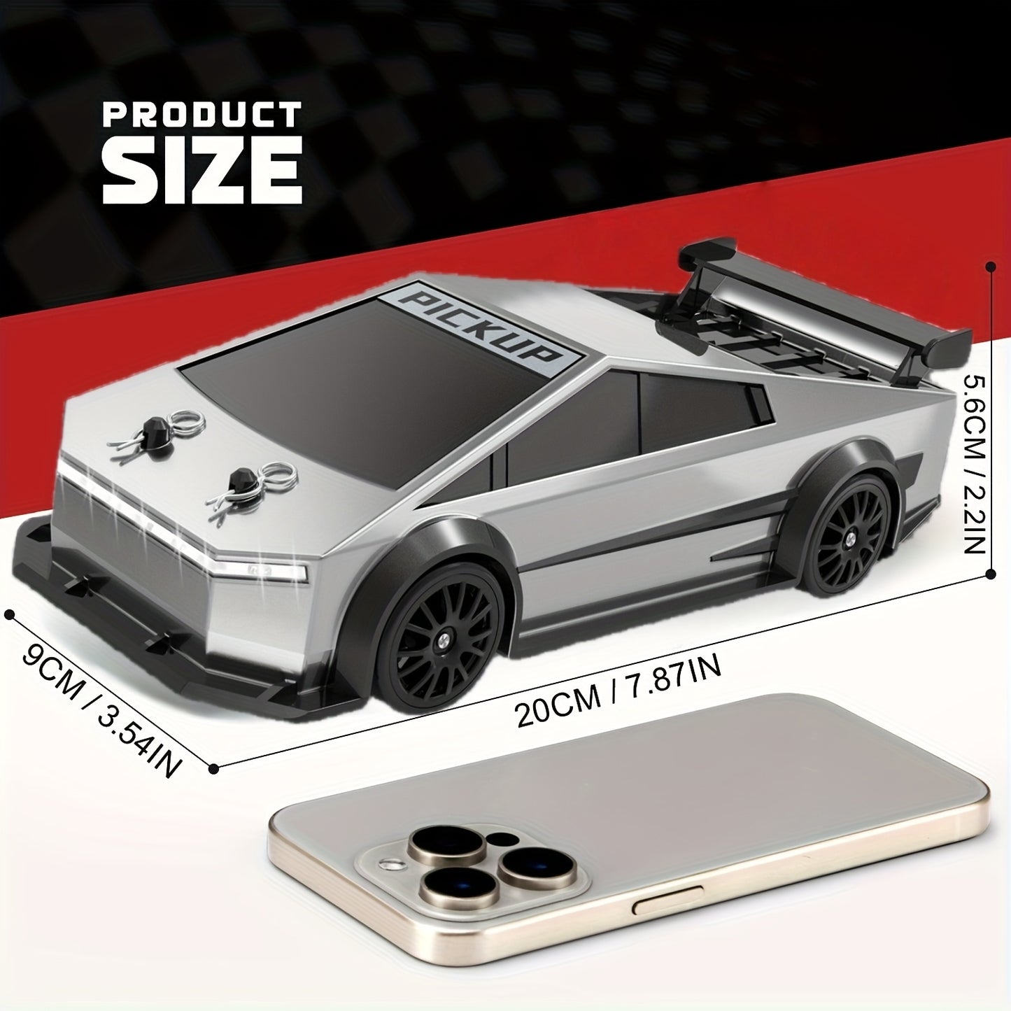 Remote-Controlled Cars for Boys, Featuring a 1:24 Scale, 4WD High-Speed Drifting Capability, Equipped with LED Lights, And Operating at 2.4Ghz, Making It an All-Terrain Toy Car Perfect for Christmas, Birthday, Or Halloween Gifts