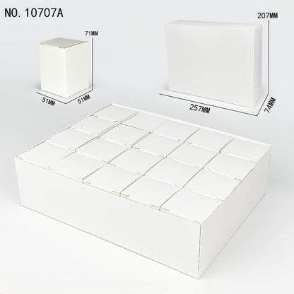 Minifigure Display Case 20-Pack – Clear Acrylic Stackable Storage Boxes for LEGO Figures, Action Figures & Collectibles | Dustproof 360° Showcase, 2.68×1.89×1.89 in
