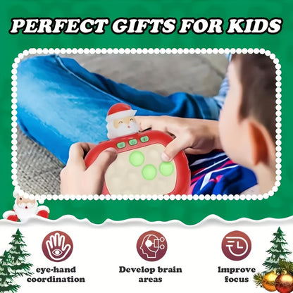 Christmas And Halloween Gifts Kids' Interactive Pop-Up Brain Games - Fun Animal-Shaped Memory Training Toy To Boost Focus, Logic, And Relax, Durable Plastic Material In Red, Green, White, And Pink, Fun Brain Game