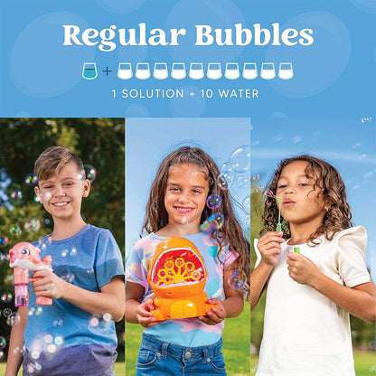 SYNCFUN 2 Bottles Bubbles Refill Solutions 64oz, Bubble Concentrated Solution Suitable for Bubble Machines, Blowers, Wands, Blowers, Easter Party Packs, Party Activities, Suitable for Parks, Weddings