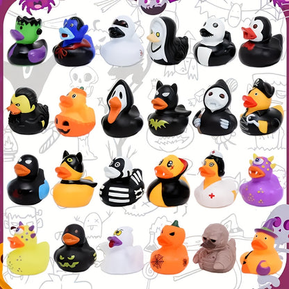 [Party Favor Duck Toys] Rubber Duck Toys - 20/100pcs Novelty Squeeze Ducks Bulk Duckies, Party Favor, Goodie Bag Fillers, Style Design Ducks Toys for Decor