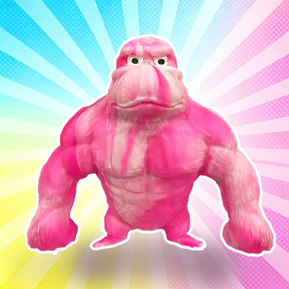 [Christmas, Halloween, Easter] Super Stretchy Gorilla Fidget Toy, Squeeze Monkeys Stretchy Monkey- Original Sensory/Fidget Collectible Toys Holiday Party Gifts, Christmas, Halloween, Easter Basket Stuffing.The Filling Material Is PVA Sponge, Not Sand