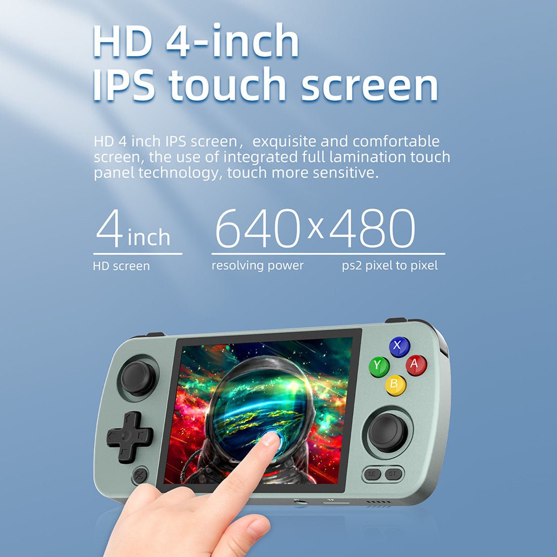 Retro Handheld Game Console Anbernic RG405M - Aluminum Alloy Android 12 IPS Hall Joystick HDMI Gaming Handheld 4500mAh