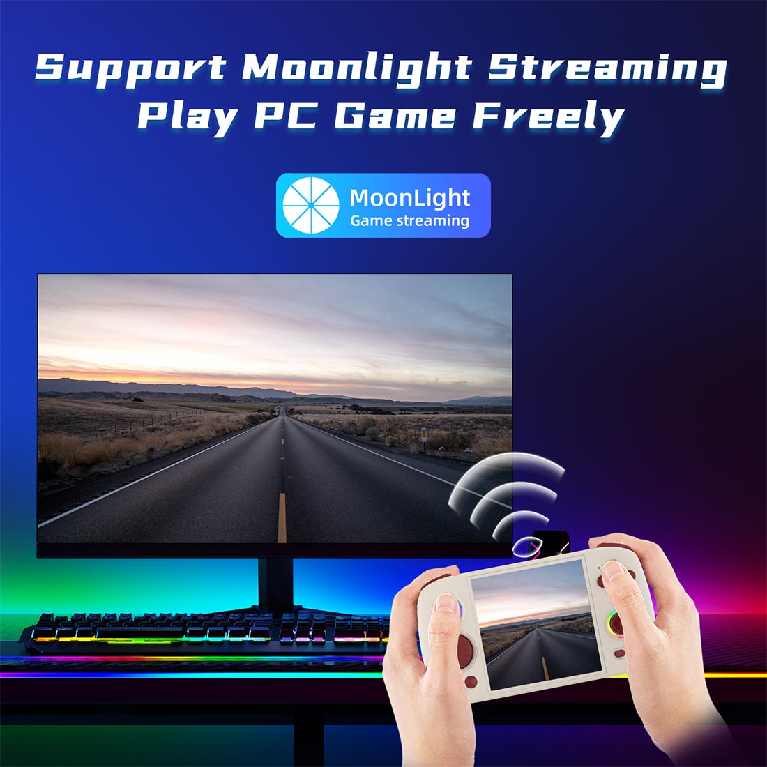 Retro Handheld Game Console Anbernic RG Cube - Android 13 Square IPS RGB Hall Joystick DP Output Gaming Handheld 5200mAh