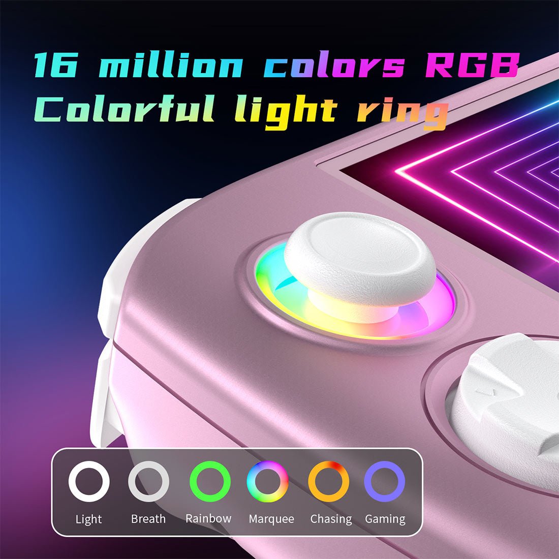 Retro Handheld Game Console Anbernic RG Cube - Android 13 Square IPS RGB Hall Joystick DP Output Gaming Handheld 5200mAh
