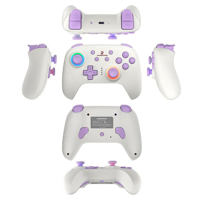 Bluetooth Game Controller Anbernic RG P01 - Hall Effect RGB Gyroscope Multi-Platform Wireless Gamepad 600mAh