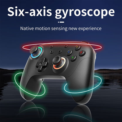 Bluetooth Game Controller Anbernic RG P01 - Hall Effect RGB Gyroscope Multi-Platform Wireless Gamepad 600mAh