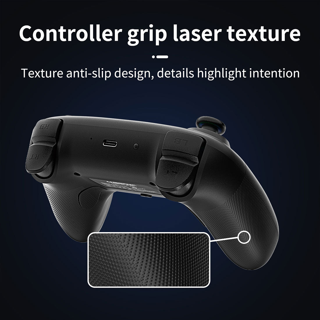 Bluetooth Game Controller Anbernic RG P01 - Hall Effect RGB Gyroscope Multi-Platform Wireless Gamepad 600mAh