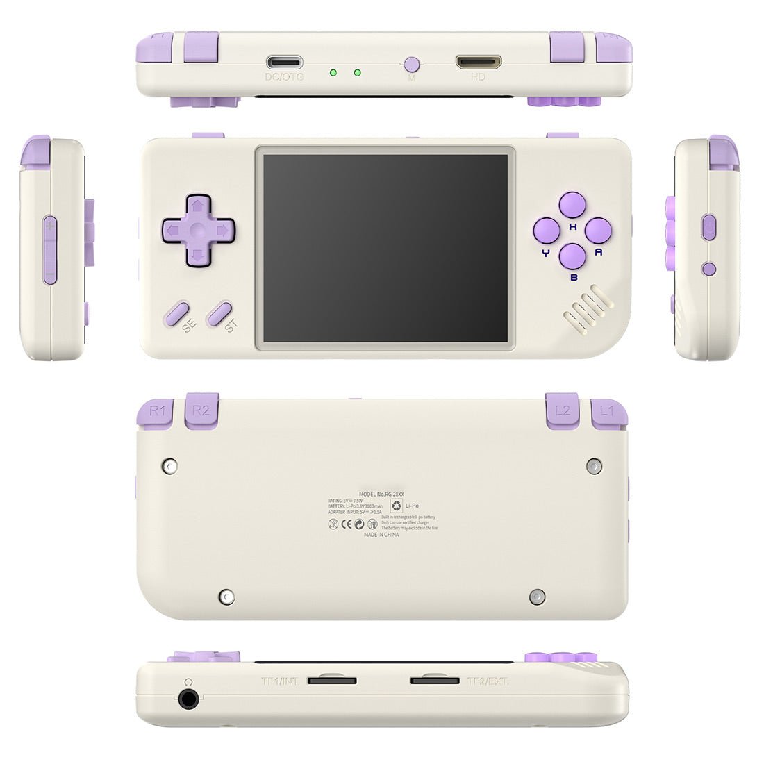 Retro Handheld Game Console Anbernic RG28XX - Linux Compact Pocket IPS HDMI Portable Gaming Handheld 3100mAh