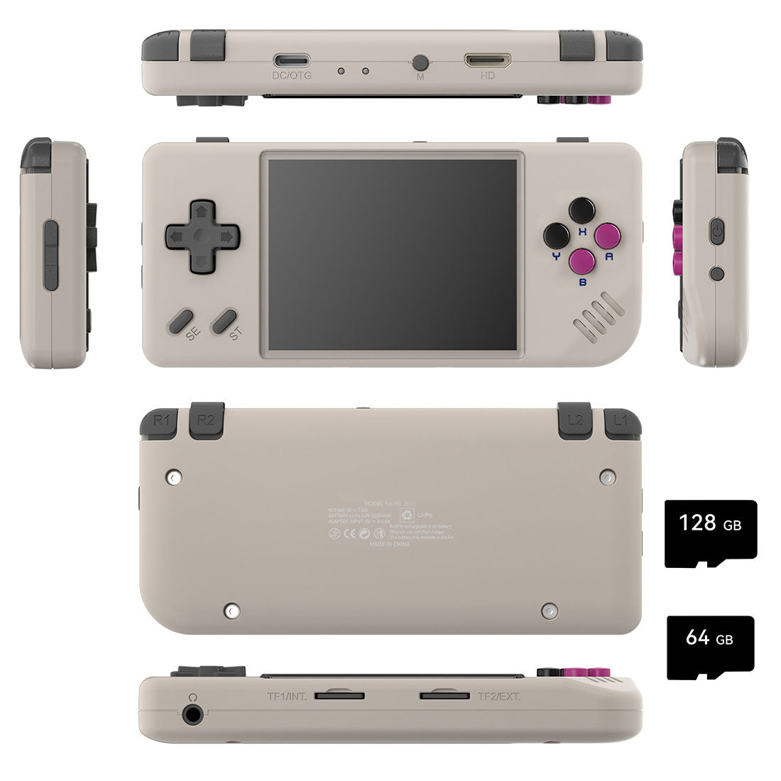 Retro Handheld Game Console Anbernic RG28XX - Linux Compact Pocket IPS HDMI Portable Gaming Handheld 3100mAh