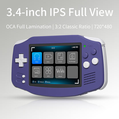 Retro Handheld Game Console Anbernic RG34XX - Linux GBA Style IPS HDMI Portable Gaming Handheld 3500mAh