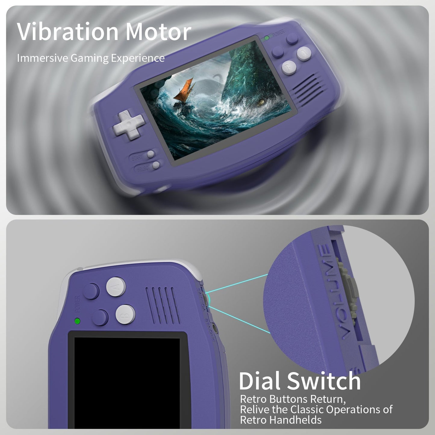 Retro Handheld Game Console Anbernic RG34XX - Linux GBA Style IPS HDMI Portable Gaming Handheld 3500mAh