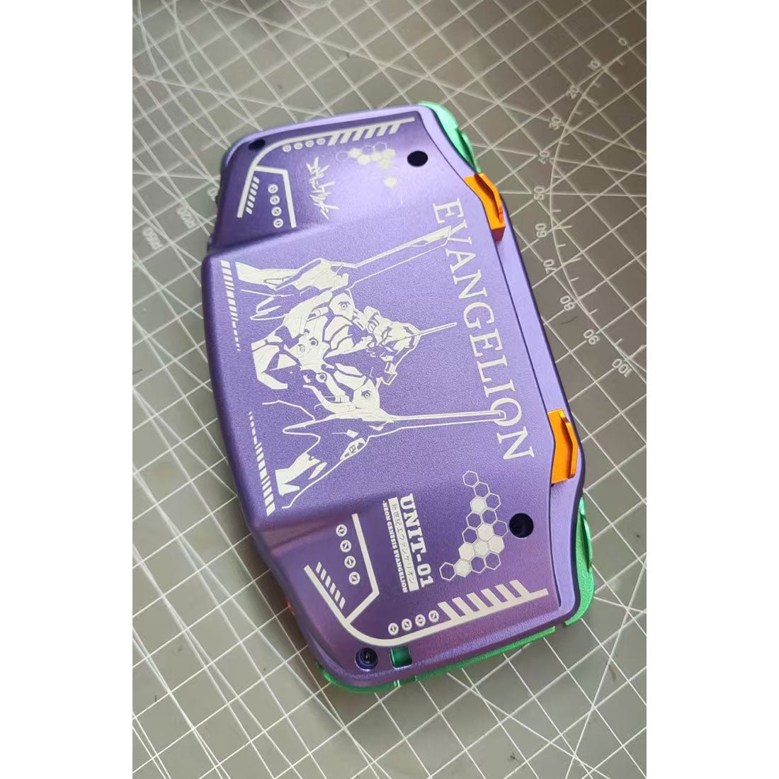 Retro Handheld Game Console Anbernic RG34XX Metal - Linux GBA Style IPS Portable Gaming Handheld 3500mAh Purple