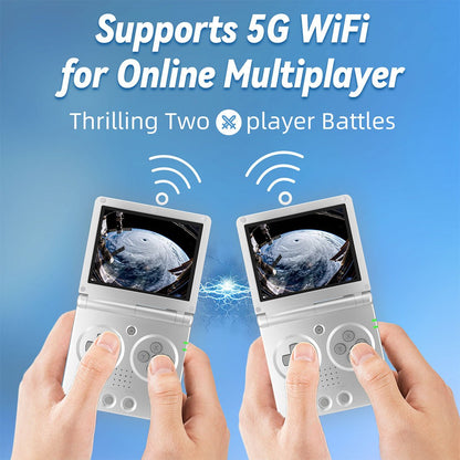 Retro Handheld Game Console Anbernic RG35XXSP - Linux Flip Clamshell IPS HDMI Portable Gaming Handheld 3300mAh