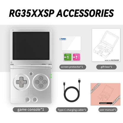 Retro Handheld Game Console Anbernic RG35XXSP - Linux Flip Clamshell IPS HDMI Portable Gaming Handheld 3300mAh
