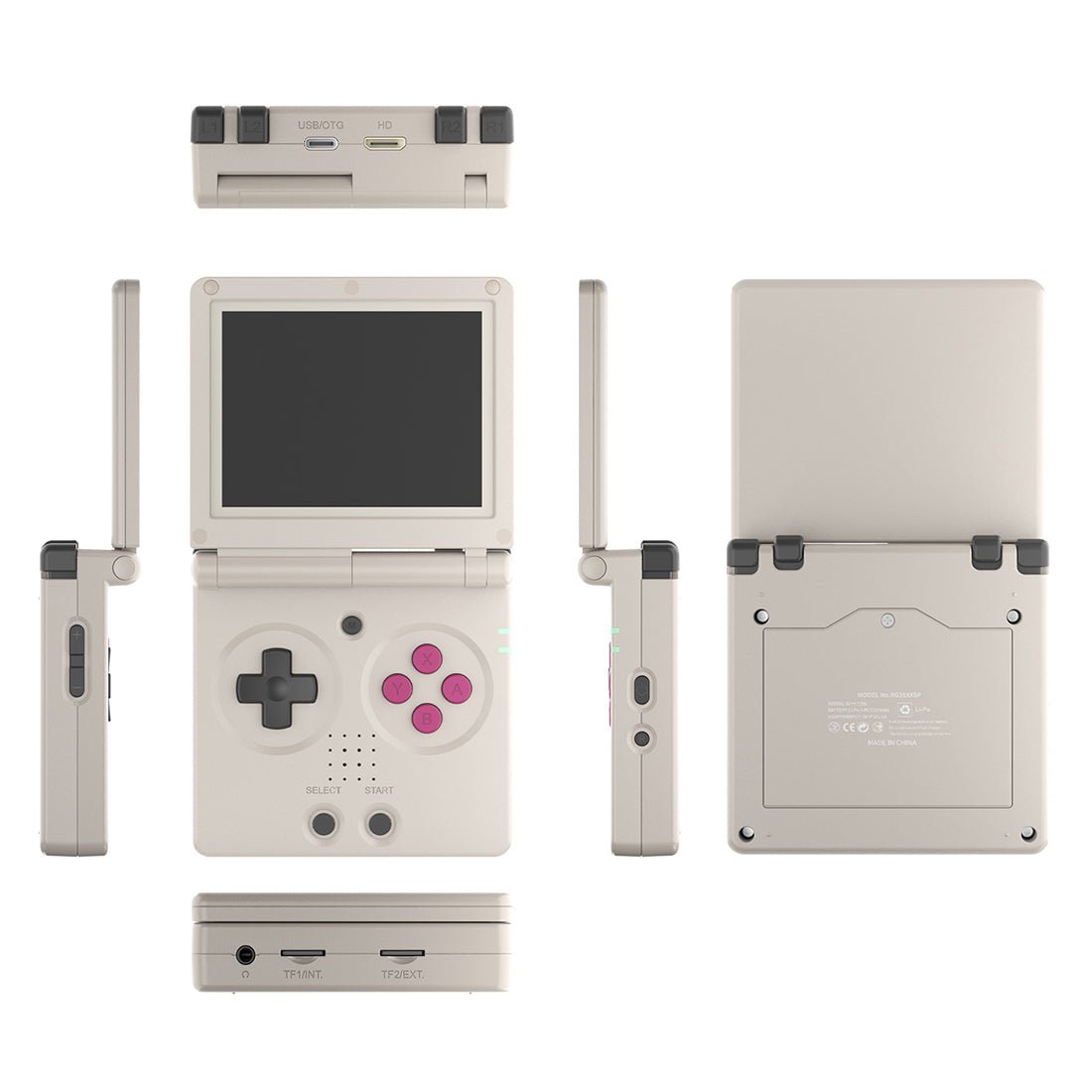 Retro Handheld Game Console Anbernic RG35XXSP - Linux Flip Clamshell IPS HDMI Portable Gaming Handheld 3300mAh