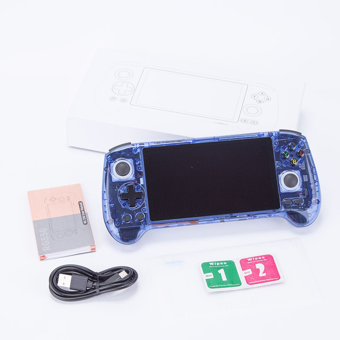 Handheld Game Console Anbernic RG556 Android 13 5.48-inch AMOLED Hall Joystick Active Cooling