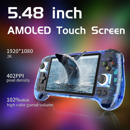 Handheld Game Console Anbernic RG556 Android 13 5.48-inch AMOLED Hall Joystick Active Cooling