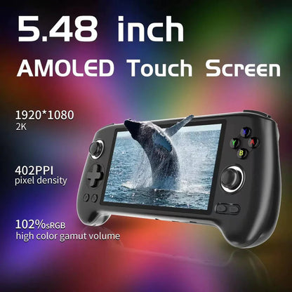 Handheld Game Console Anbernic RG556 Android 13 5.48-inch AMOLED Hall Joystick Active Cooling