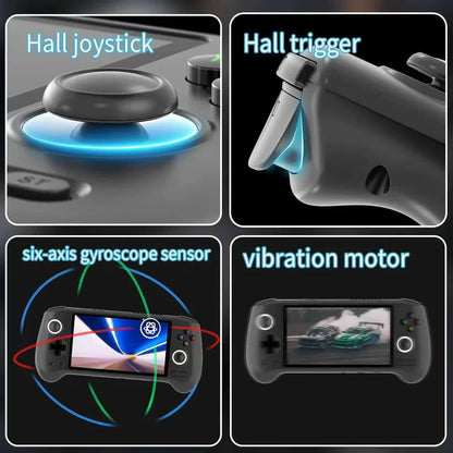 Handheld Game Console Anbernic RG556 Android 13 5.48-inch AMOLED Hall Joystick Active Cooling