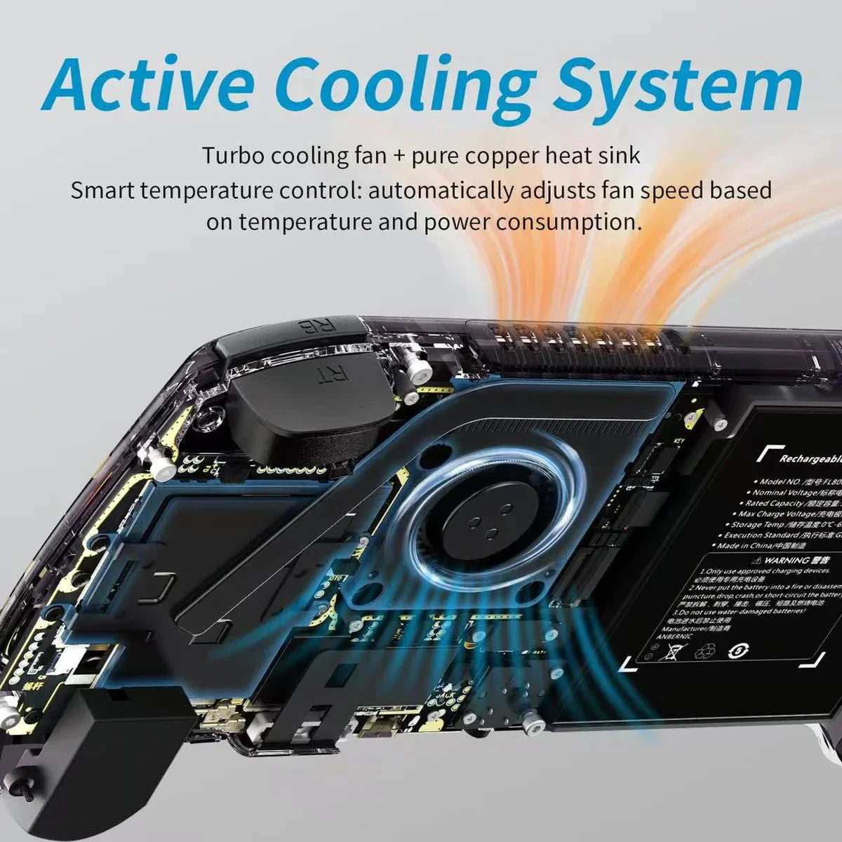 Retro Handheld Game Console Anbernic RG557 - Android 14 AMOLED WiFi 6E Portable Gaming Handheld 5500mAh