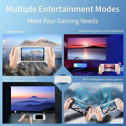 Retro Handheld Game Console Anbernic RG557 - Android 14 AMOLED WiFi 6E Portable Gaming Handheld 5500mAh