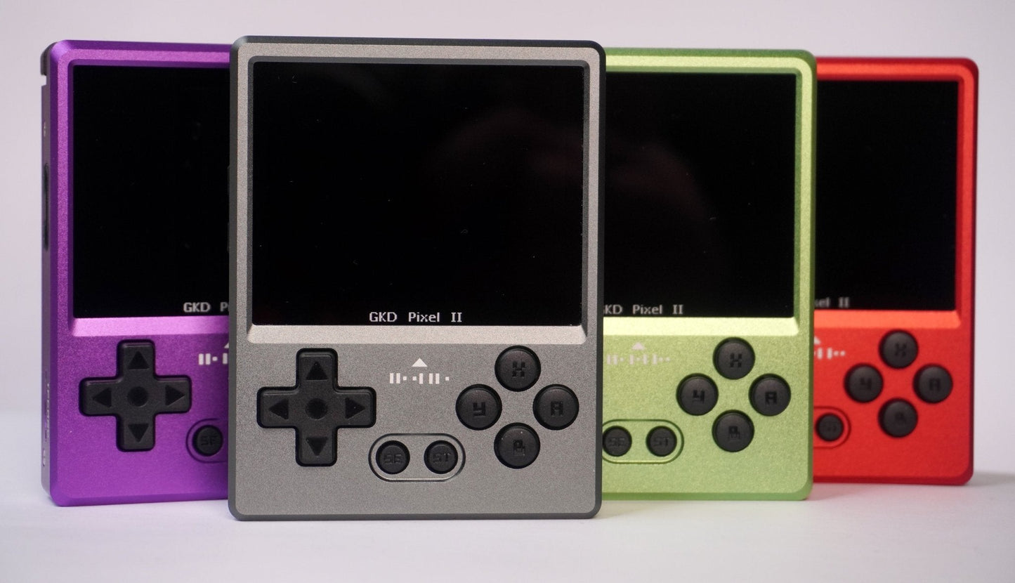 Handheld Game Console GKD Pixel 2 Retro Gaming CNC Aluminum 2.4-inch IPS OTG Vibration