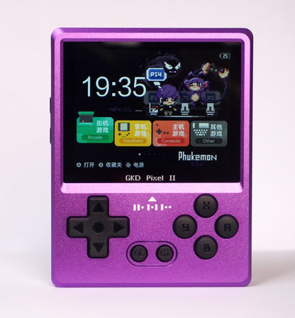 Handheld Game Console GKD Pixel 2 Retro Gaming CNC Aluminum 2.4-inch IPS OTG Vibration