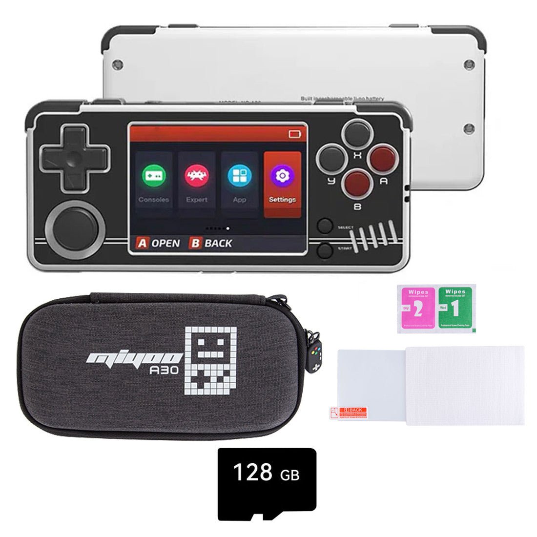 Handheld Game Console Miyoo A30 Retro Gaming Horizontal 2.8-inch IPS 26 Emulators Wi-Fi