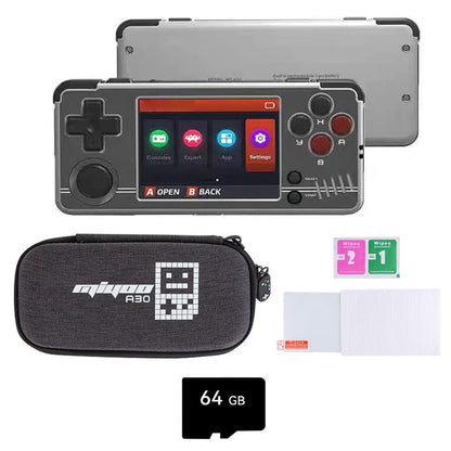 Handheld Game Console Miyoo A30 Retro Gaming Horizontal 2.8-inch IPS 26 Emulators Wi-Fi