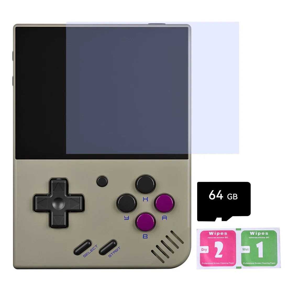 Handheld Game Console Miyoo Mini Plus Retro Gaming 3.5-inch IPS Onion OS 30 Emulators Wi-Fi