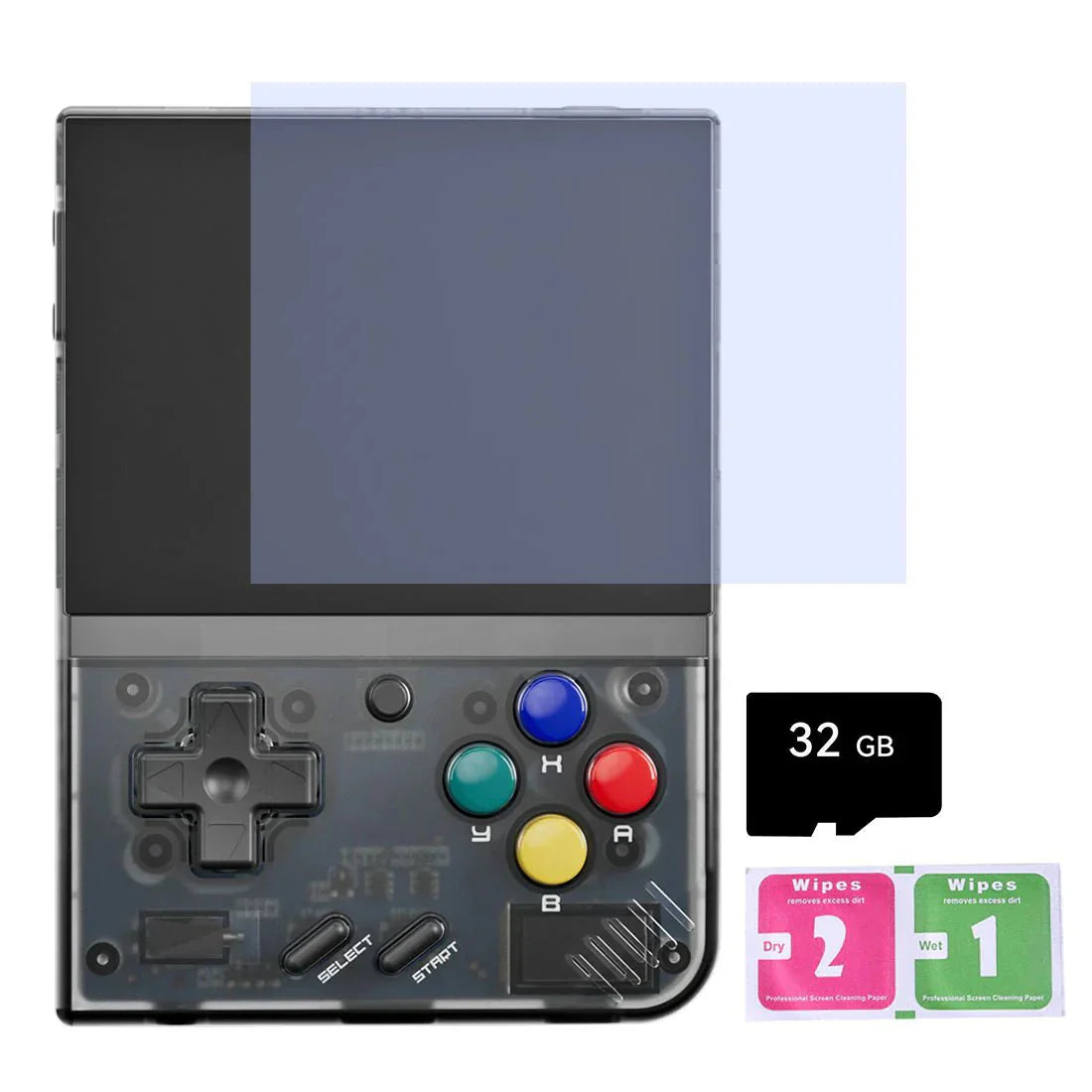 Handheld Game Console Miyoo Mini Plus Retro Gaming 3.5-inch IPS Onion OS 30 Emulators Wi-Fi