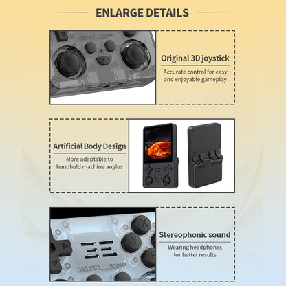 Handheld Game Console Powkiddy RGB20SX Retro Gaming Vertical 4-inch IPS Emulator