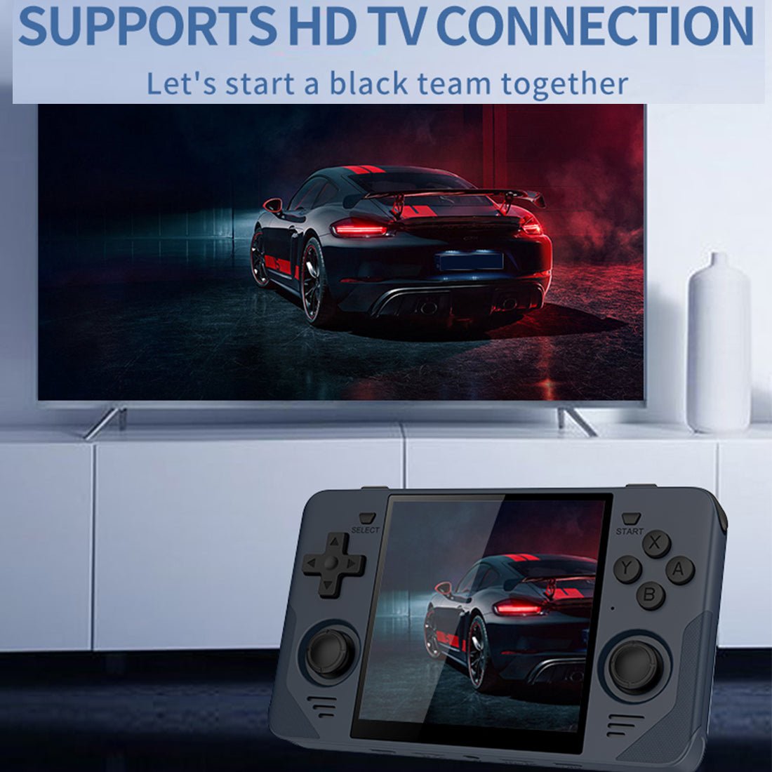 Handheld Game Console Powkiddy RGB30 – 4" IPS 720x720 Square RK3566 Wi-Fi HDMI JELOS