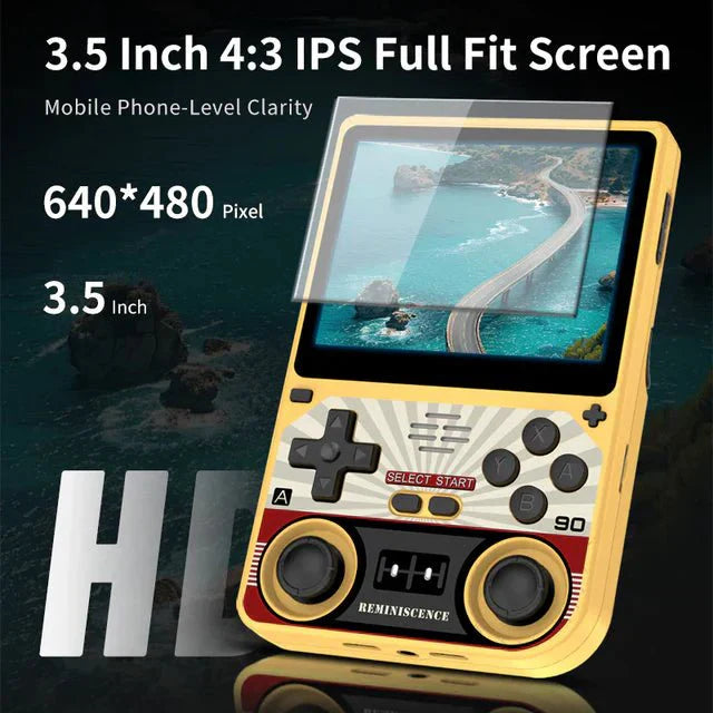 Handheld Game Console Powkiddy V20 – 3.5" IPS Vertical 5000mAh 10hr Dual TF Linux
