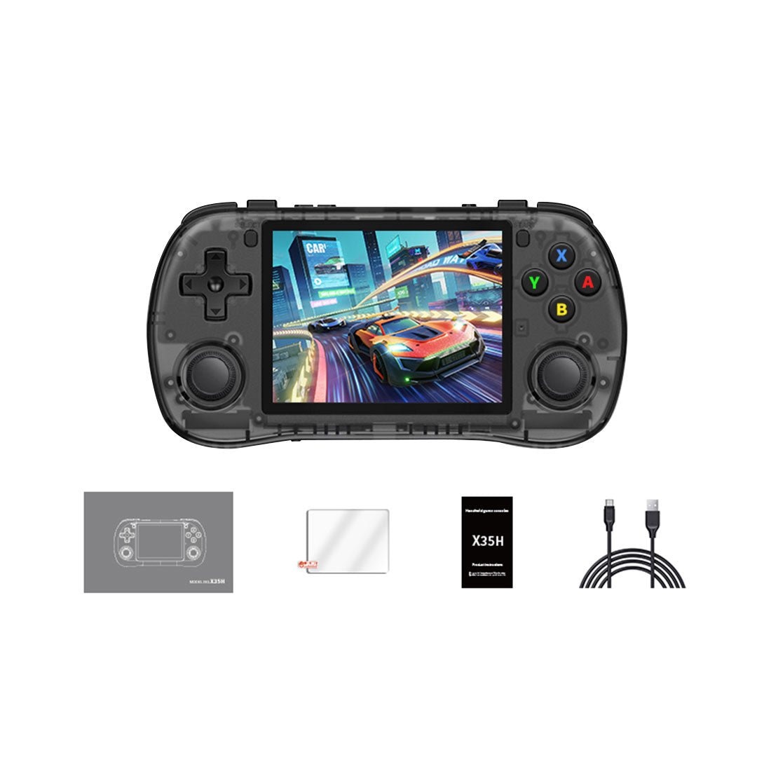 Handheld Game Console Powkiddy X35H – 3.5" IPS Horizontal RK3566 Bluetooth HDMI