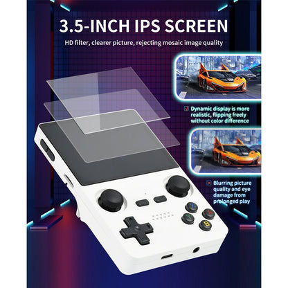 Handheld Game Console Powkiddy X35S – 3.5" IPS RK3566 8hr Battery Bluetooth HDMI