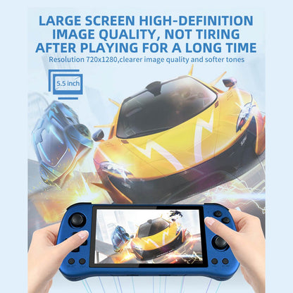 Handheld Game Console Powkiddy X55 – 5.5" IPS RK3566 Wi-Fi Bluetooth HDMI Linux