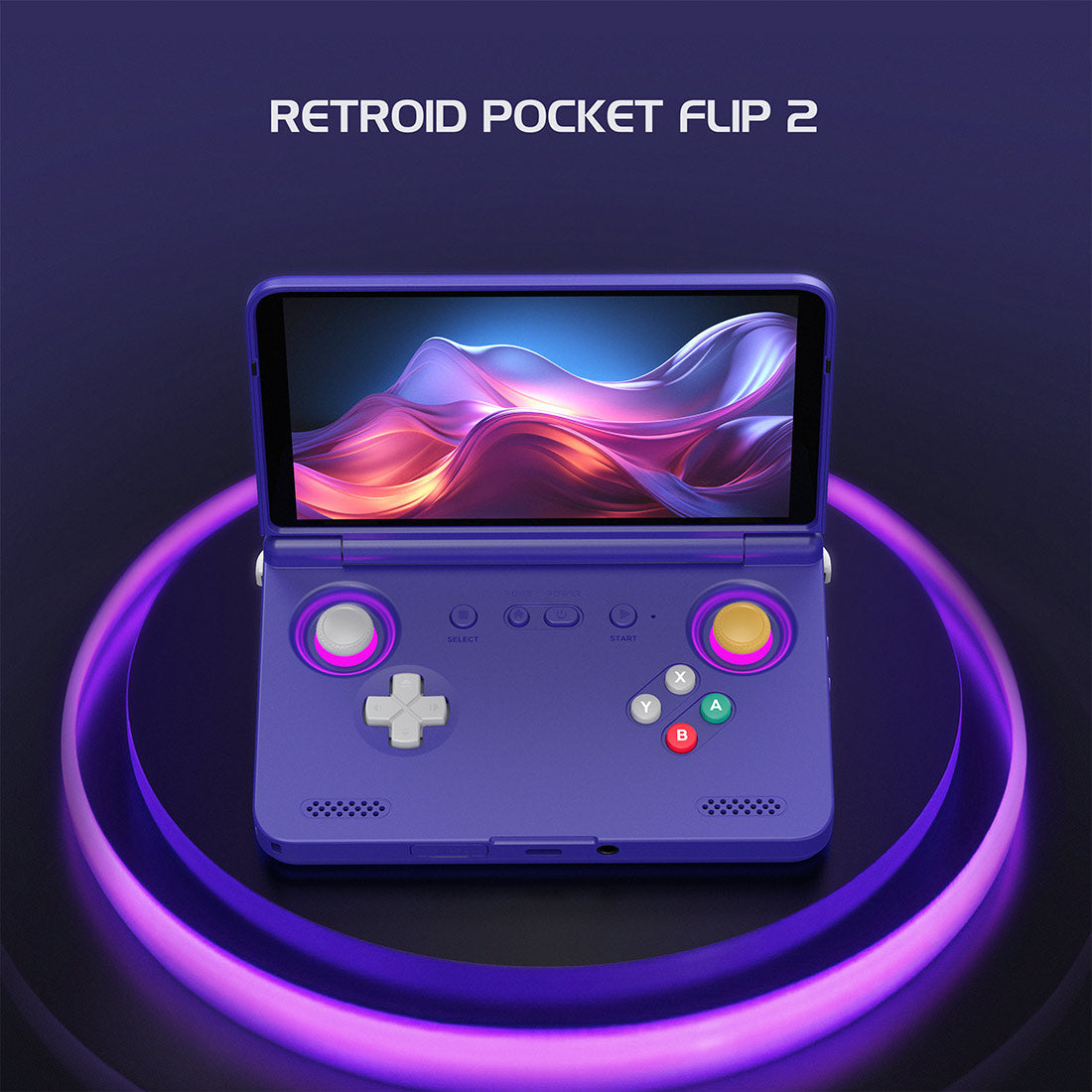 Handheld Game Console Retroid Pocket Flip 2 – 5.5" AMOLED SD865 8GB Android 13 Wi-Fi 6