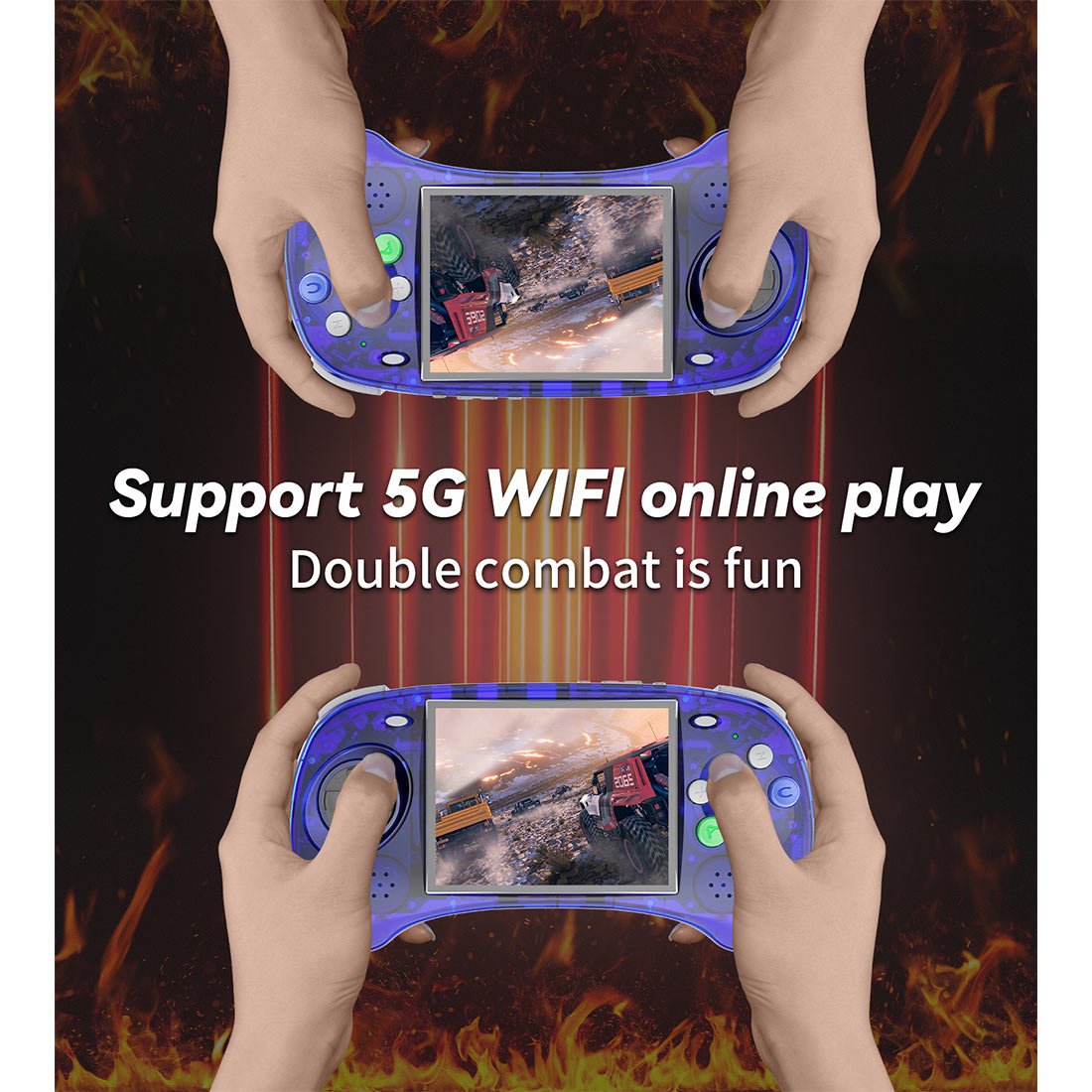 Retro Handheld Game Console Anbernic RG ARC-S - Linux Arcade Style Six-Key IPS HDMI Fighting Gaming Handheld 3500mAh